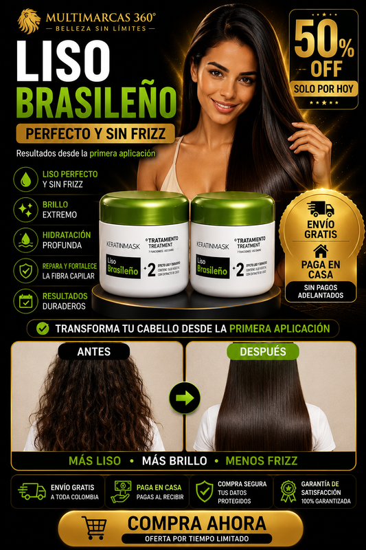 "Keratimask Liso Brasileño — Tratamiento Alisador Premium"