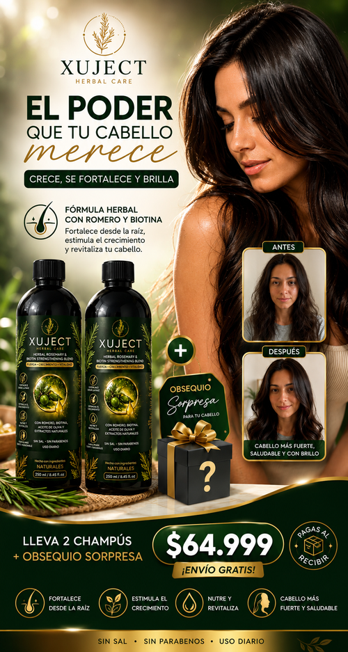 ✨SHAMPOO DE CRECIMIENTO CAPILAR PREMIUM✨